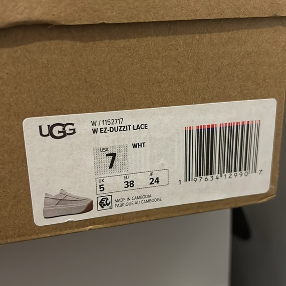 NWT brand new in box, Ugg Ez-duzzit platform shoe - Picture 5 of 7